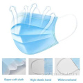 3ply flat disposable medical face mask with earloop